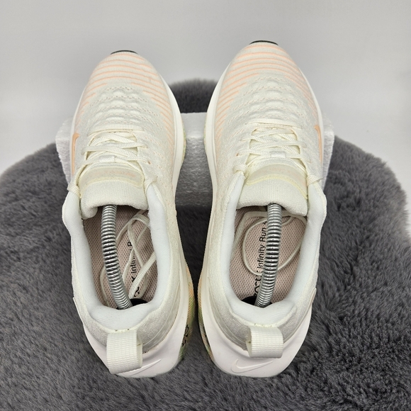 Nike ReactX Infinity Run 4 Sail Crimson Tint Women's Running Shoes Size 10 - Picture 5 of 8